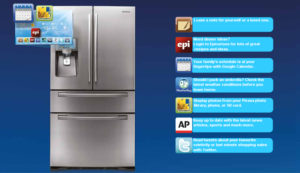 Internet enabled fridge