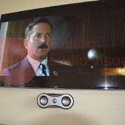 TV with centre speaker without grill