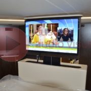 Concorde Motorhome bedroom TV lifter