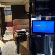 Concorde Motorhome living room TV